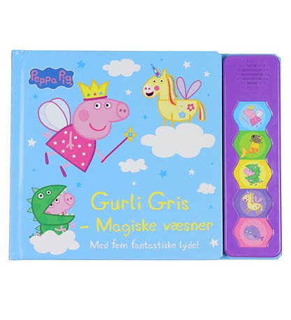 Alvilda Book w. Sound - Peppa Pig - Magical Creatures - Danish