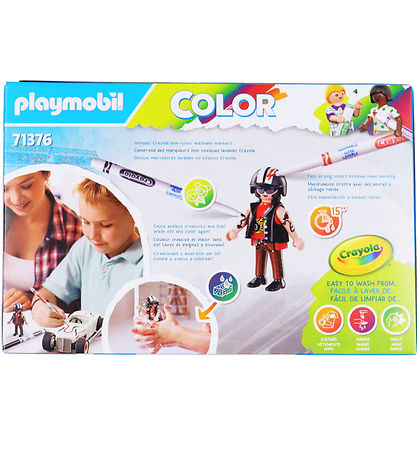 Couleur Playmobil - Voiture de course - 71376 - 20 Parties