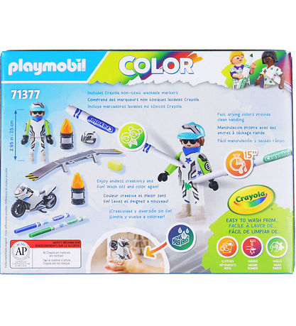 Playmobil Couleur - Moto - 71377 - 18 Parties