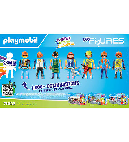 Playmobil City Life - My Figures: City Life - 71402 - 58 Parts