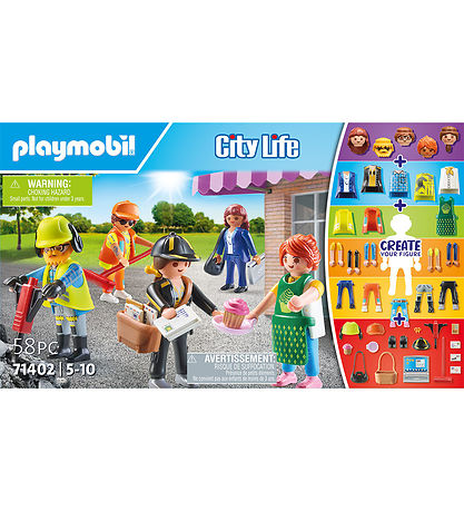 Playmobil City Life - My Figures: City Life - 71402 - 58 Parts