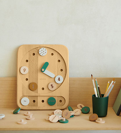 Liewood Wooden Toy - Watch - Yelena - Hunter Green Multi Mix