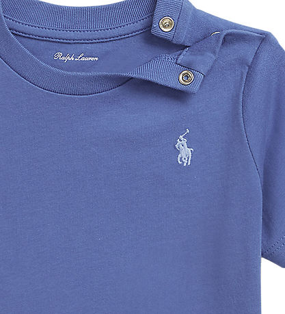 Polo Ralph Lauren Stuttermabolur - Blár
