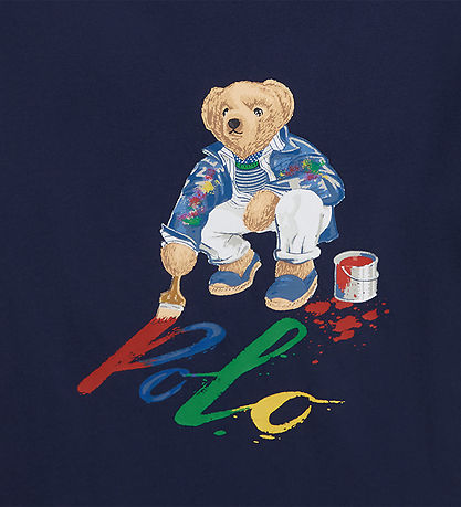 Polo Ralph Lauren T-Shirt - Navy m. Kuscheltier