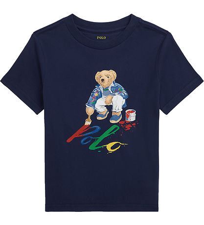 Polo Ralph Lauren T-Shirt - Navy m. Kuscheltier