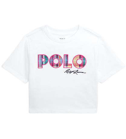 Polo Ralph Lauren Stuttermabolur - Hvítur M. Lógó