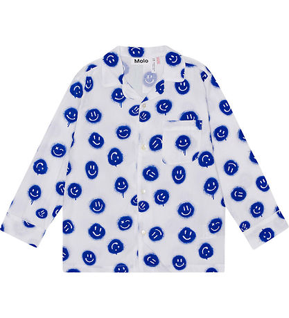 Molo Pyjama set - Overhemd/Broek - Lex - Glimlach White