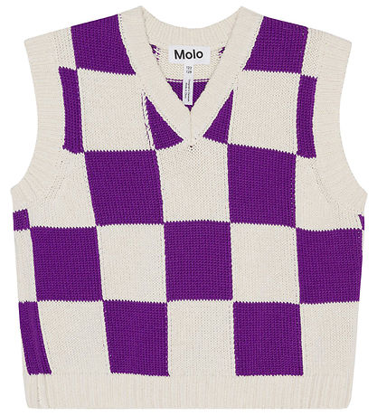 Molo Weste - Strick - Gitta - Purple Shell Überprüfen