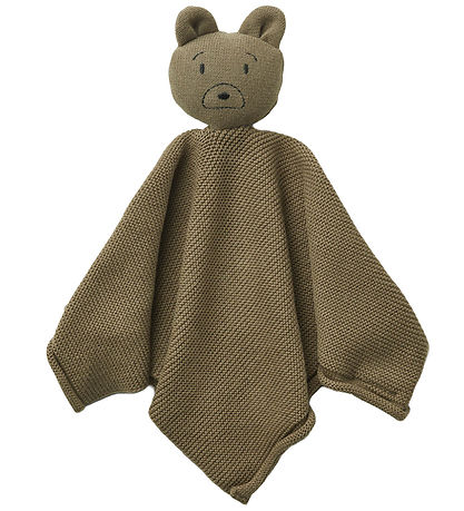 Liewood Comfort Blanket - Knitted - Milo - Mr Bear Khaki