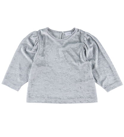 Name It Blússa - velour - NkfSola - Blautt veður