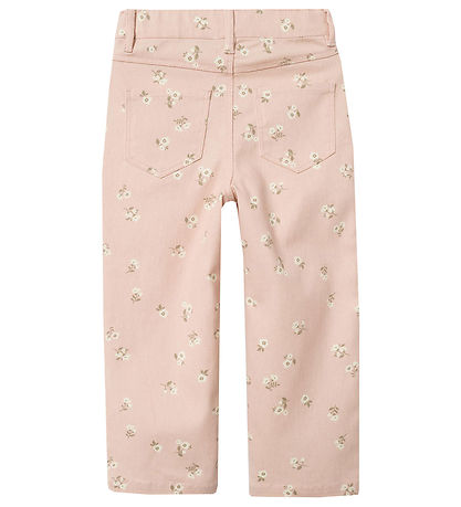 Name It Trousers - NmfRose - Sepia Rose/Floral