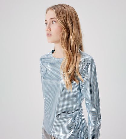 LMTD Blouse - Cropped - NlfNirror - Delphinium Blue