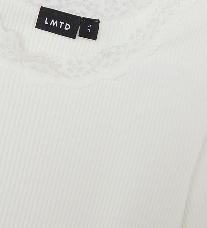 LMTD T-Shirt - Rib - NlfHeminine - White Alyssum