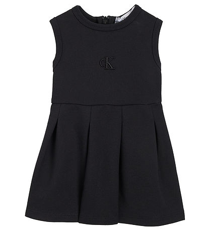 Calvin Klein Kjóll - Ceremony Fit Flare Punto - Svart