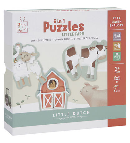 Little Dutch Jigsaw Puzzle - 6-I-1 - Little Farm