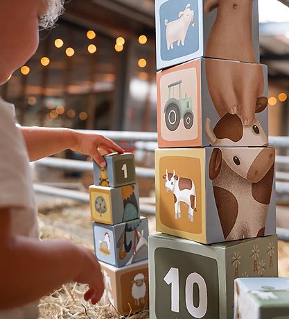 Little Dutch Stacking Tower - 10 Parts - Little Farm