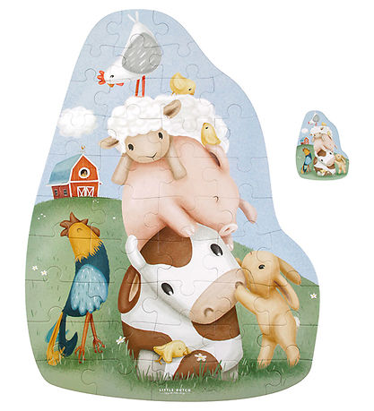 Little Dutch Jigsaw Puzzle - XL - 42 Bricks - Little Farm