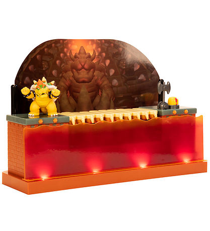 Super Mario Spielset m. Licht/Ton - Deluxe Bowser-Kampf