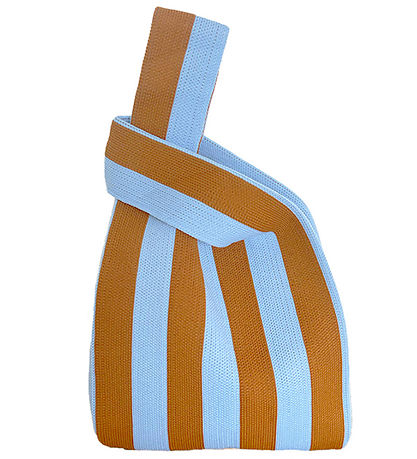 Bows By Str Shopper - Filippa Stripes - Blue/Brown