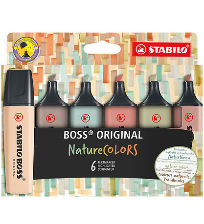 Stabilo Korostukset - BOSS - 6 kpl - Nature Värit