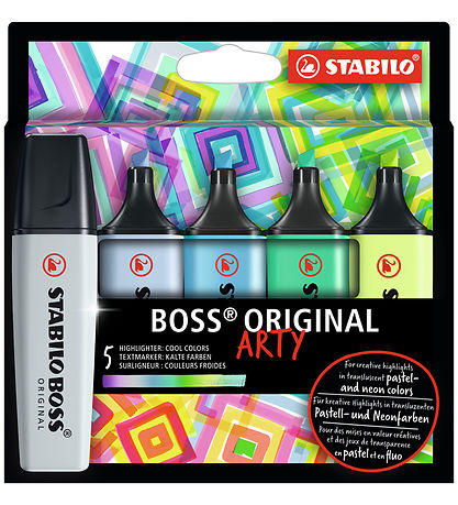 Stabilo Hápunktur - BOSS - 5 Stk. - Pastel/Neon