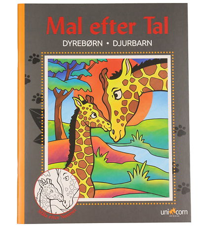 Mandalas Colouring Book - Paint by Numbers - Animal babies