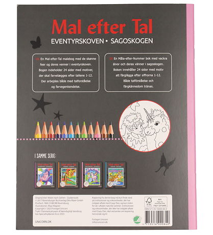 Mandalas Colouring Book - Paint after Numbers - Fairytale Forest