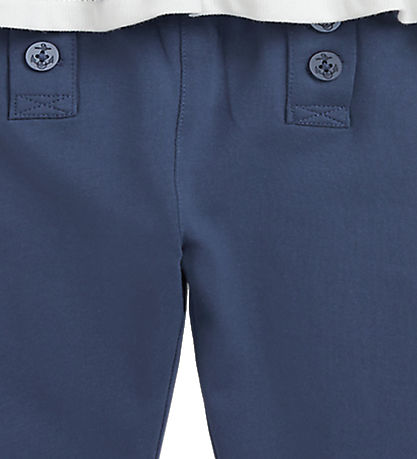 Polo Ralph Lauren Bluse/Leggings - Navy/Weiß