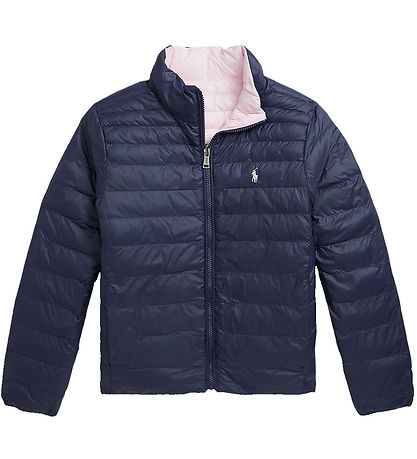 Polo Ralph Lauren Steppjacke - Umkehrbar - Puderpink/Navy