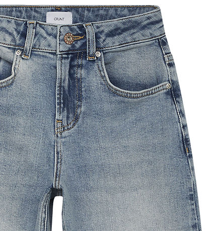 Grunt Jeans - Weite niedrige Taille - Blau