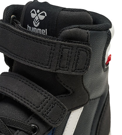 Hummel Boots - Slimmer Stadil Leather High Jr - Black/Blue