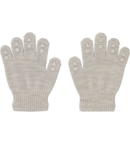 GoBabyGo Gants - Tricot - Laine - Sable av. Pimpant