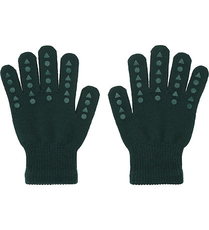 GoBabyGo Hanskar - Prjónað - Ull - Forest Green M. Snilldar