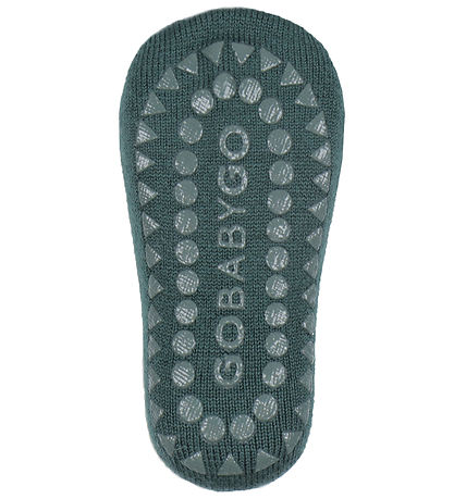 GoBabyGo Chaussettes - Antidrantes - Laine - Avant Green