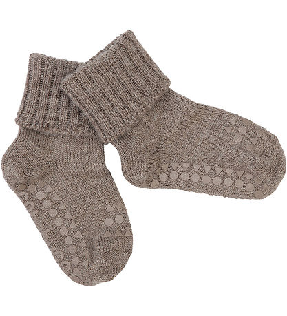 GoBabyGo Socks - Knitted - Alpaca - Walnut