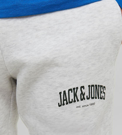 Jack & Jones Sweatpants - JjJosh - White Melange