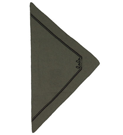 Lala Berlin Sjaal - 65x30 cm - Driehoek Solid XS - Leaf