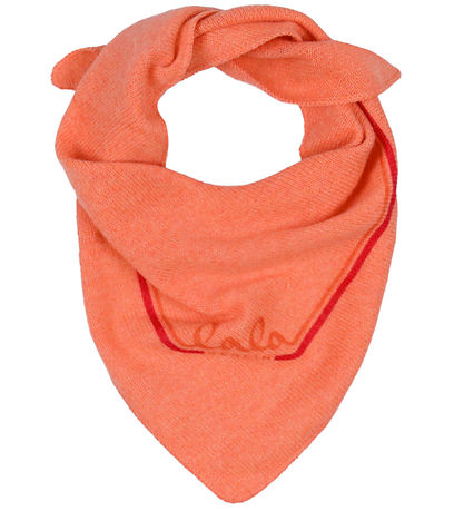 Lala Berlin Scarf - 65x30 cm - Triangle Solid XS - Papaya