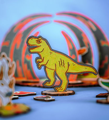Crateit Creation Set - Dinosaur - Wood - The Battle I The Wastel