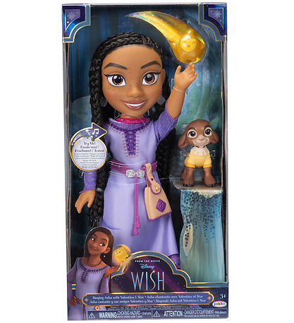 Disney Wunschpuppe m. Sound - 38 cm - Asha