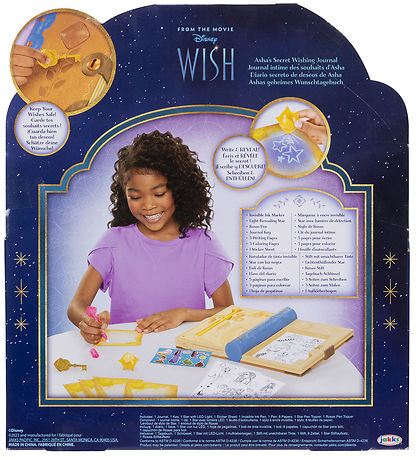 Disney Wish Play Set - Asha's Wish Diary w. Light/Sound & Access
