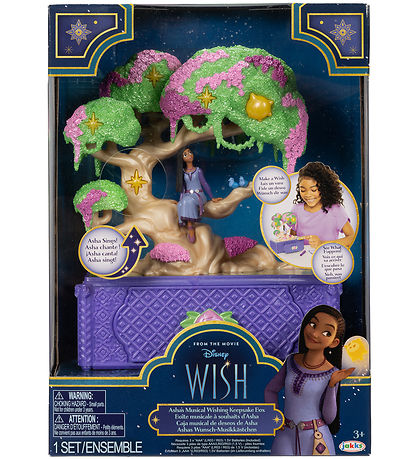 Disney Wish Wish Box av. Lumire/Son - L'arbre  souhaits d'Asha