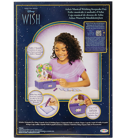 Disney Wish Wish Box av. Lumire/Son - L'arbre  souhaits d'Asha