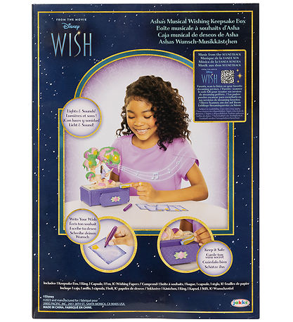 Disney Wish Wish Box w. Light/Sound - Asha's Wish Tree