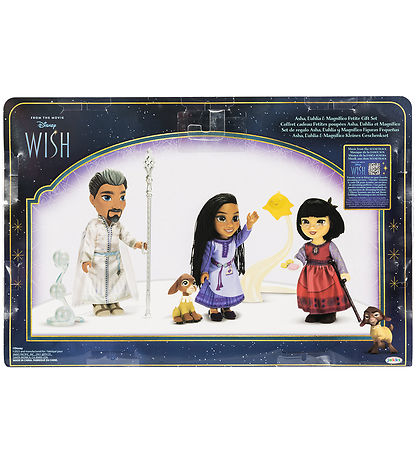 Poupée-Coffret-Cadeau Disney Wish - 15 cm - Asha/Dahlia/Magnifiq