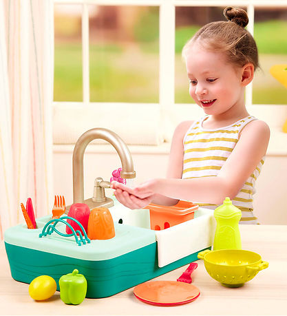 B. toys Toy Kitchen - Kitchen sink w. Water - 18 Parts