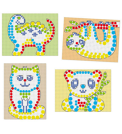 Quercetti Stick mósaík - Fantacolor Tab - 150 Partar - 923