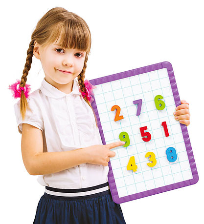 Quercetti Magnetic Board - Numbers Starter set - 48 Parts - 0518