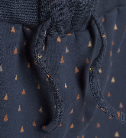 Fixoni Sweatpants - India Ink w. Triangles
