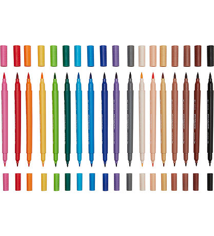 Ooly Double-sided Markers - 18 pcs - Color Together